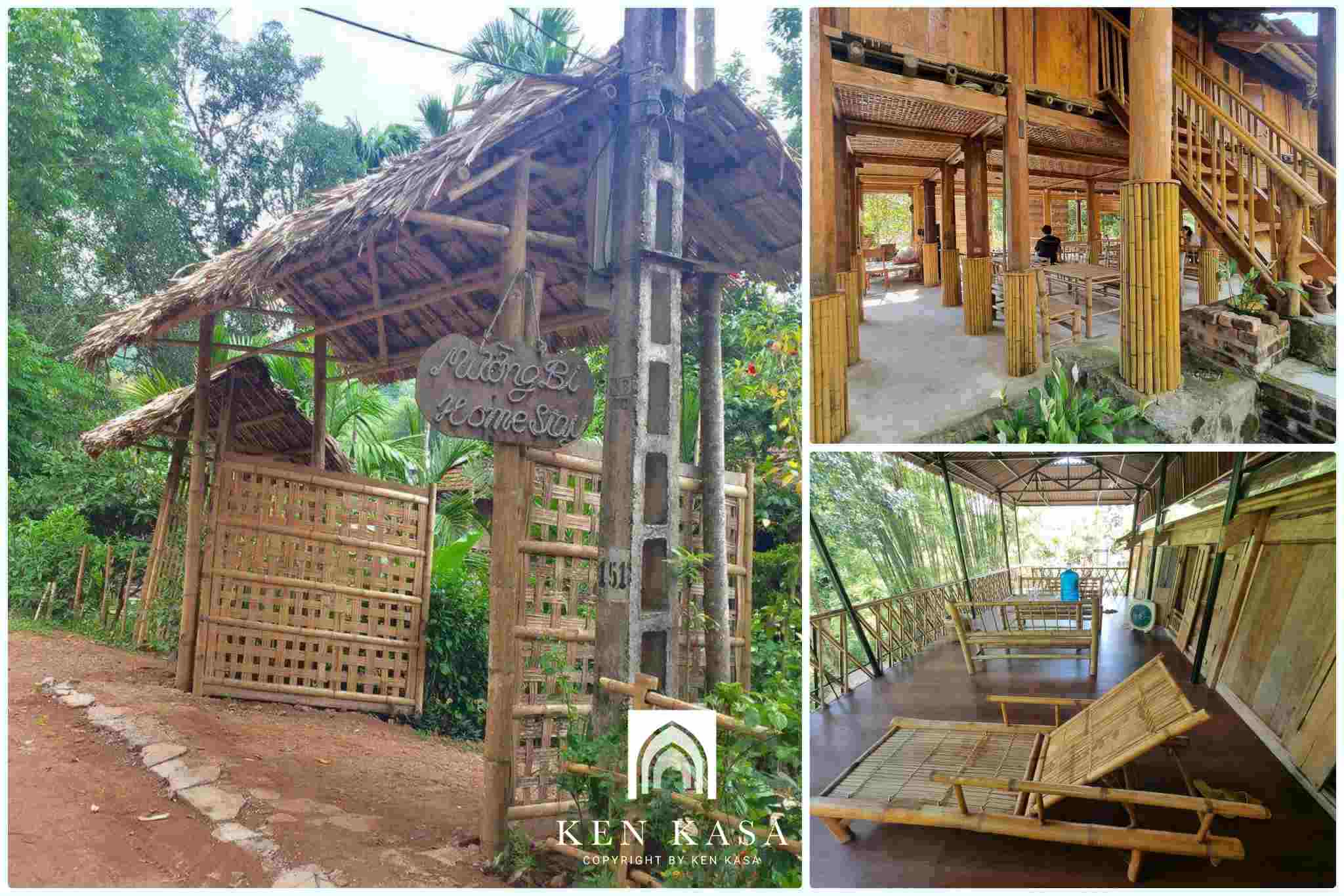 Mẫu nhà homestay độc đáo Mường Bi homestay